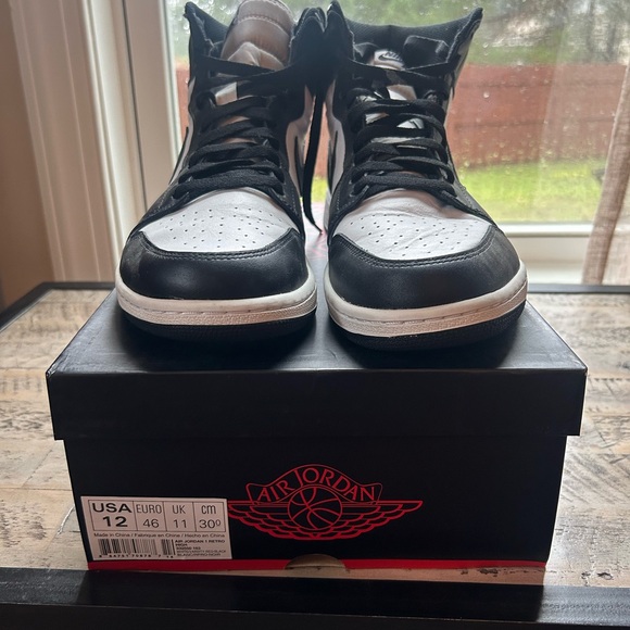 Air Jordan Retro High OG1 Panda lightly worn included box 12
